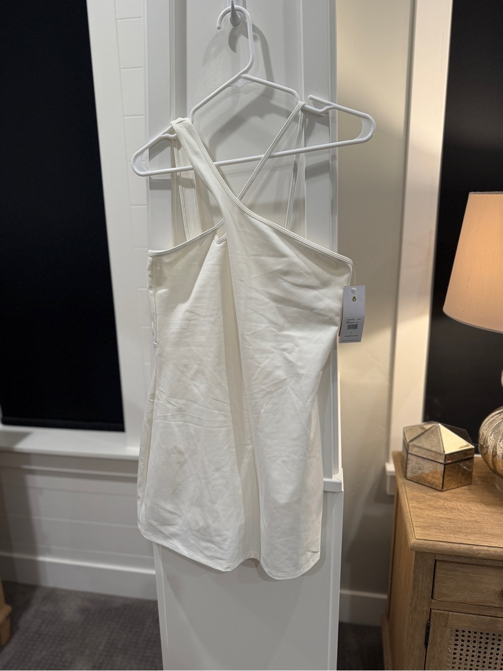 NWT Spiritual Gangster Kaci Asymmetric Active Dress White Size L - Picture 3 of 5